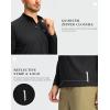 imageG Gradual Mens Running Shirts Long Sleeve Athletic Shirt Lightweight Quick Dry Quarter Zip Pullover for Men Workout Gym GolfBlack