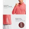 imageG Gradual Mens Running Shirts Long Sleeve Athletic Shirt Lightweight Quick Dry Quarter Zip Pullover for Men Workout Gym GolfCoral Pink Heather