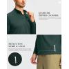 imageG Gradual Mens Running Shirts Long Sleeve Athletic Shirt Lightweight Quick Dry Quarter Zip Pullover for Men Workout Gym GolfDark Green