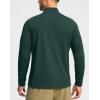imageG Gradual Mens Running Shirts Long Sleeve Athletic Shirt Lightweight Quick Dry Quarter Zip Pullover for Men Workout Gym GolfDark Green
