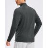 imageG Gradual Mens Running Shirts Long Sleeve Athletic Shirt Lightweight Quick Dry Quarter Zip Pullover for Men Workout Gym GolfGrey Heather