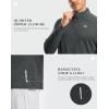 imageG Gradual Mens Running Shirts Long Sleeve Athletic Shirt Lightweight Quick Dry Quarter Zip Pullover for Men Workout Gym GolfGrey Heather