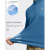 imageG Gradual Mens Running Shirts Long Sleeve Athletic Shirt Lightweight Quick Dry Quarter Zip Pullover for Men Workout Gym GolfLake Blue