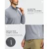 imageG Gradual Mens Running Shirts Long Sleeve Athletic Shirt Lightweight Quick Dry Quarter Zip Pullover for Men Workout Gym GolfLight Grey