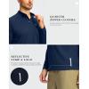 imageG Gradual Mens Running Shirts Long Sleeve Athletic Shirt Lightweight Quick Dry Quarter Zip Pullover for Men Workout Gym GolfNavy