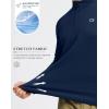 imageG Gradual Mens Running Shirts Long Sleeve Athletic Shirt Lightweight Quick Dry Quarter Zip Pullover for Men Workout Gym GolfNavy