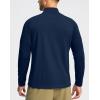 imageG Gradual Mens Running Shirts Long Sleeve Athletic Shirt Lightweight Quick Dry Quarter Zip Pullover for Men Workout Gym GolfNavy
