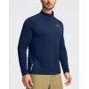 imageG Gradual Mens Running Shirts Long Sleeve Athletic Shirt Lightweight Quick Dry Quarter Zip Pullover for Men Workout Gym GolfNavy