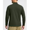 imageG Gradual Mens Running Shirts Long Sleeve Athletic Shirt Lightweight Quick Dry Quarter Zip Pullover for Men Workout Gym GolfOlive