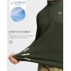 imageG Gradual Mens Running Shirts Long Sleeve Athletic Shirt Lightweight Quick Dry Quarter Zip Pullover for Men Workout Gym GolfOlive