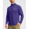 imageG Gradual Mens Running Shirts Long Sleeve Athletic Shirt Lightweight Quick Dry Quarter Zip Pullover for Men Workout Gym GolfPurple