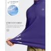 imageG Gradual Mens Running Shirts Long Sleeve Athletic Shirt Lightweight Quick Dry Quarter Zip Pullover for Men Workout Gym GolfPurple