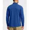 imageG Gradual Mens Running Shirts Long Sleeve Athletic Shirt Lightweight Quick Dry Quarter Zip Pullover for Men Workout Gym GolfRoyal Blue
