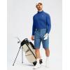 imageG Gradual Mens Running Shirts Long Sleeve Athletic Shirt Lightweight Quick Dry Quarter Zip Pullover for Men Workout Gym GolfRoyal Blue