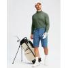imageG Gradual Mens Running Shirts Long Sleeve Athletic Shirt Lightweight Quick Dry Quarter Zip Pullover for Men Workout Gym GolfSage Green