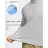 imageG Gradual Mens Running Shirts Long Sleeve Athletic Shirt Lightweight Quick Dry Quarter Zip Pullover for Men Workout Gym GolfSilver