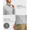 imageG Gradual Mens Running Shirts Long Sleeve Athletic Shirt Lightweight Quick Dry Quarter Zip Pullover for Men Workout Gym GolfSilver
