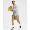 imageG Gradual Mens Running Shirts Long Sleeve Athletic Shirt Lightweight Quick Dry Quarter Zip Pullover for Men Workout Gym GolfSilver