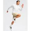 imageG Gradual Mens Running Shirts Long Sleeve Athletic Shirt Lightweight Quick Dry Quarter Zip Pullover for Men Workout Gym GolfWhite