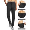 imageG Gradual Mens Sweatpants with 4 Pockets Tapered Track Athletic Slim Fit Pants for Running Exercise Workout GymA Black