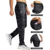 imageG Gradual Mens Sweatpants with 4 Pockets Tapered Track Athletic Slim Fit Pants for Running Exercise Workout GymA Black Camo