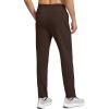 imageG Gradual Mens Sweatpants with 4 Pockets Tapered Track Athletic Slim Fit Pants for Running Exercise Workout GymA Brown