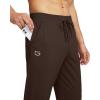 imageG Gradual Mens Sweatpants with 4 Pockets Tapered Track Athletic Slim Fit Pants for Running Exercise Workout GymA Brown