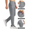 imageG Gradual Mens Sweatpants with 4 Pockets Tapered Track Athletic Slim Fit Pants for Running Exercise Workout GymA Light Grey