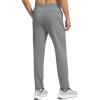 imageG Gradual Mens Sweatpants with 4 Pockets Tapered Track Athletic Slim Fit Pants for Running Exercise Workout GymA Light Grey