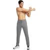 imageG Gradual Mens Sweatpants with 4 Pockets Tapered Track Athletic Slim Fit Pants for Running Exercise Workout GymA Light Grey