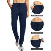 imageG Gradual Mens Sweatpants with 4 Pockets Tapered Track Athletic Slim Fit Pants for Running Exercise Workout GymA Navy