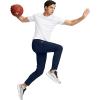 imageG Gradual Mens Sweatpants with 4 Pockets Tapered Track Athletic Slim Fit Pants for Running Exercise Workout GymA Navy