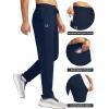 imageG Gradual Mens Sweatpants with 4 Pockets Tapered Track Athletic Slim Fit Pants for Running Exercise Workout GymA Navy