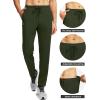 imageG Gradual Mens Sweatpants with 4 Pockets Tapered Track Athletic Slim Fit Pants for Running Exercise Workout GymA Olive Green