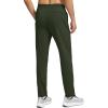 imageG Gradual Mens Sweatpants with 4 Pockets Tapered Track Athletic Slim Fit Pants for Running Exercise Workout GymA Olive Green