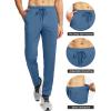 imageG Gradual Mens Sweatpants with 4 Pockets Tapered Track Athletic Slim Fit Pants for Running Exercise Workout GymA Slate Blue