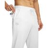 imageG Gradual Mens Sweatpants with 4 Pockets Tapered Track Athletic Slim Fit Pants for Running Exercise Workout GymA White