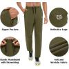 imageG Gradual Mens Sweatpants with 4 Pockets Tapered Track Athletic Slim Fit Pants for Running Exercise Workout GymDark Green