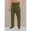 imageG Gradual Mens Sweatpants with 4 Pockets Tapered Track Athletic Slim Fit Pants for Running Exercise Workout GymDark Green