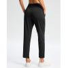 imageG Gradual Pants for Women High Waisted Ankle Pants 2 Pockets 78 Athletic Pants with Drawstring for Golf Travel CasualBlack