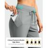 imageG Gradual Pants for Women High Waisted Ankle Pants 2 Pockets 78 Athletic Pants with Drawstring for Golf Travel CasualBright Grey
