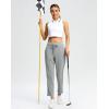 imageG Gradual Pants for Women High Waisted Ankle Pants 2 Pockets 78 Athletic Pants with Drawstring for Golf Travel CasualBright Grey