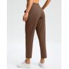 imageG Gradual Pants for Women High Waisted Ankle Pants 2 Pockets 78 Athletic Pants with Drawstring for Golf Travel CasualBrown