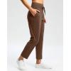 imageG Gradual Pants for Women High Waisted Ankle Pants 2 Pockets 78 Athletic Pants with Drawstring for Golf Travel CasualBrown