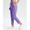 imageG Gradual Pants for Women High Waisted Ankle Pants 2 Pockets 78 Athletic Pants with Drawstring for Golf Travel CasualDark Lavender