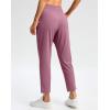 imageG Gradual Pants for Women High Waisted Ankle Pants 2 Pockets 78 Athletic Pants with Drawstring for Golf Travel CasualDark Pink