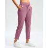 imageG Gradual Pants for Women High Waisted Ankle Pants 2 Pockets 78 Athletic Pants with Drawstring for Golf Travel CasualDark Pink