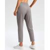 imageG Gradual Pants for Women High Waisted Ankle Pants 2 Pockets 78 Athletic Pants with Drawstring for Golf Travel CasualDusty Grey