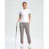 imageG Gradual Pants for Women High Waisted Ankle Pants 2 Pockets 78 Athletic Pants with Drawstring for Golf Travel CasualDusty Grey
