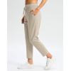 imageG Gradual Pants for Women High Waisted Ankle Pants 2 Pockets 78 Athletic Pants with Drawstring for Golf Travel CasualDusty White